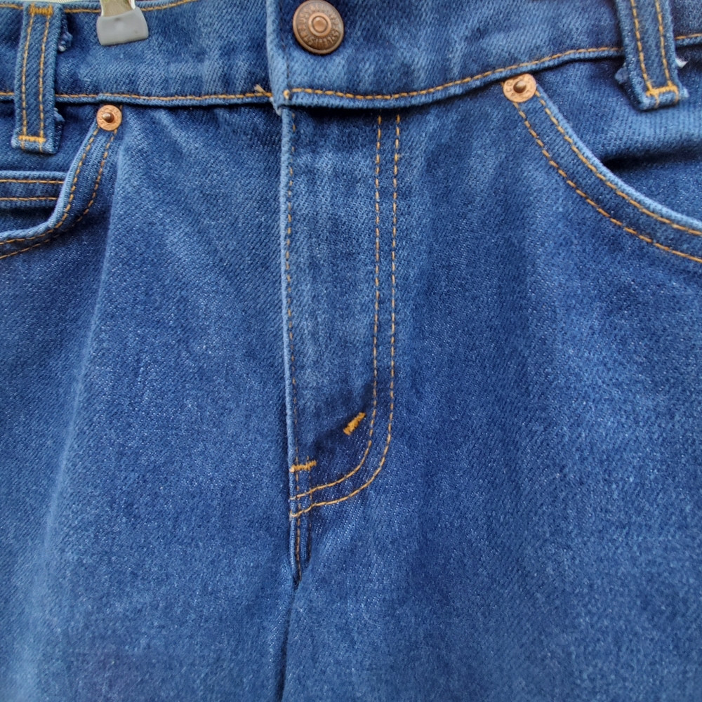 Levi's Vintage Orange Tab Boys Blue Jeans. 14 Regular. (27x27). USA made. EUC. - Picture 14 of 16